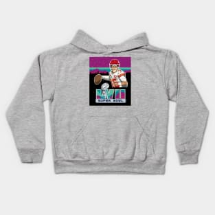 Patrick Mahomes Super Bowl LVII Pixel Kids Hoodie